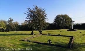 A headstone at Old Workhouse Cemetery, Tyone