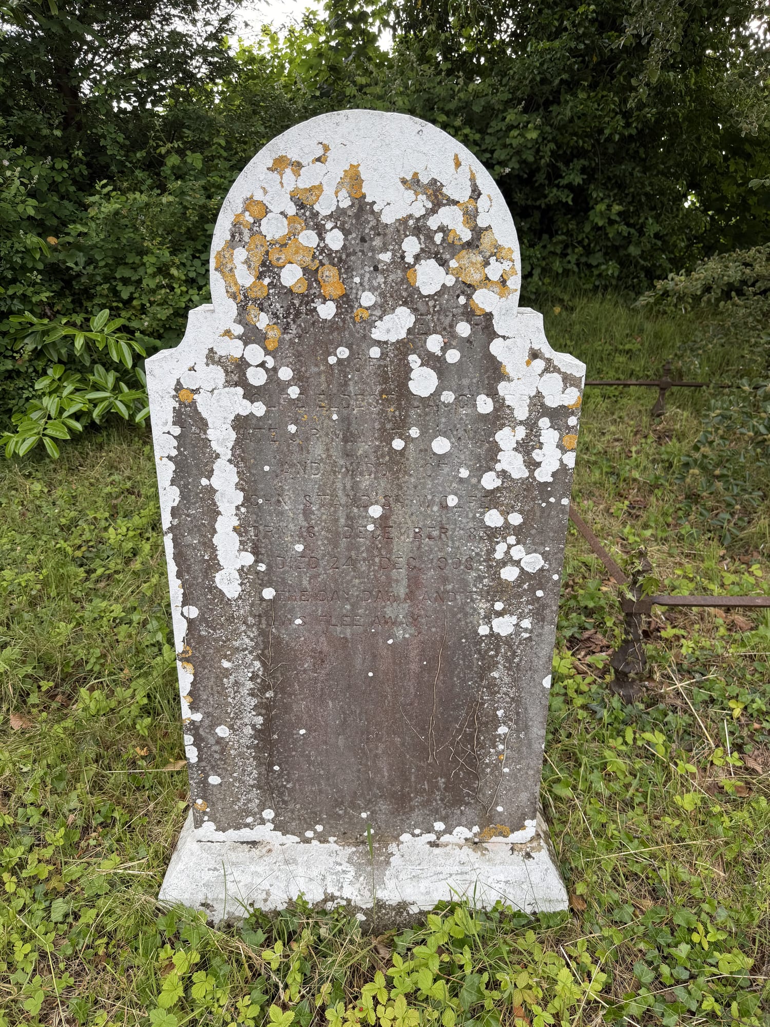 Headstone of Mary Wolfe