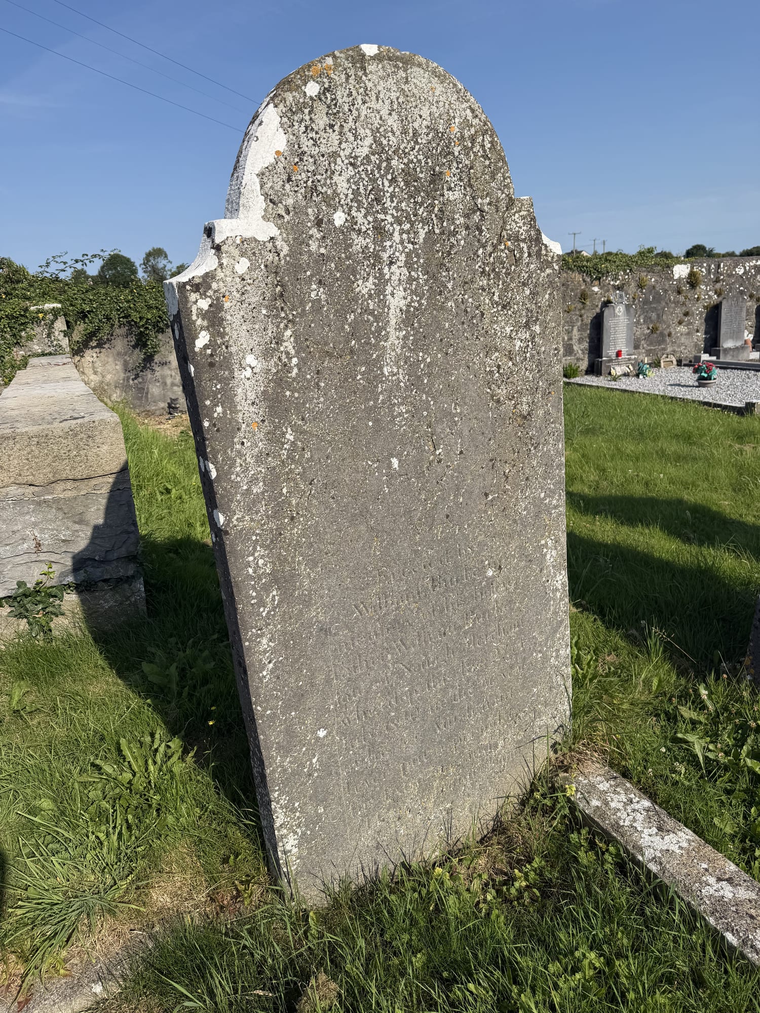 Headstone of William Burke