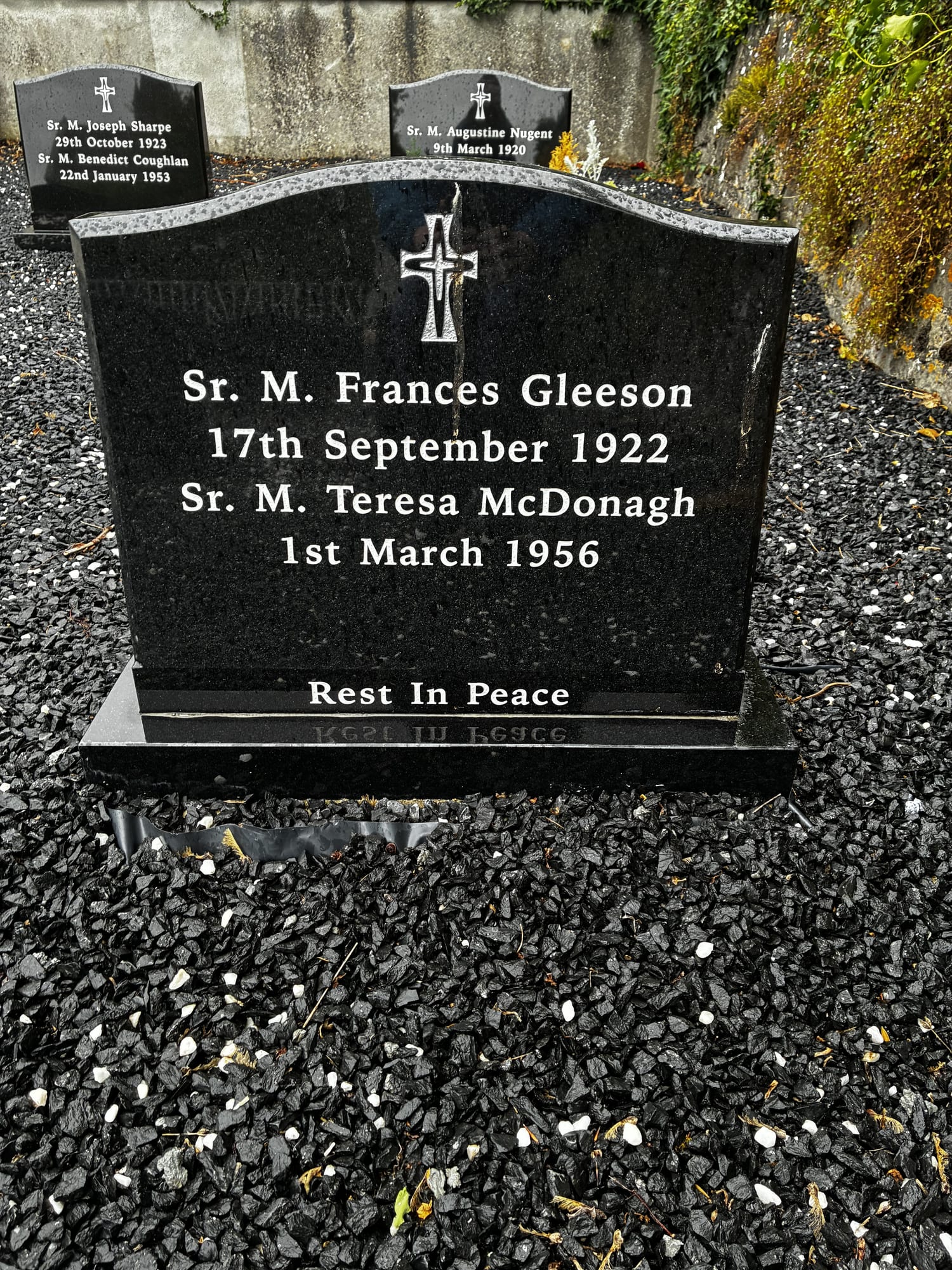 Headstone of Sister M. Francis Gleeson