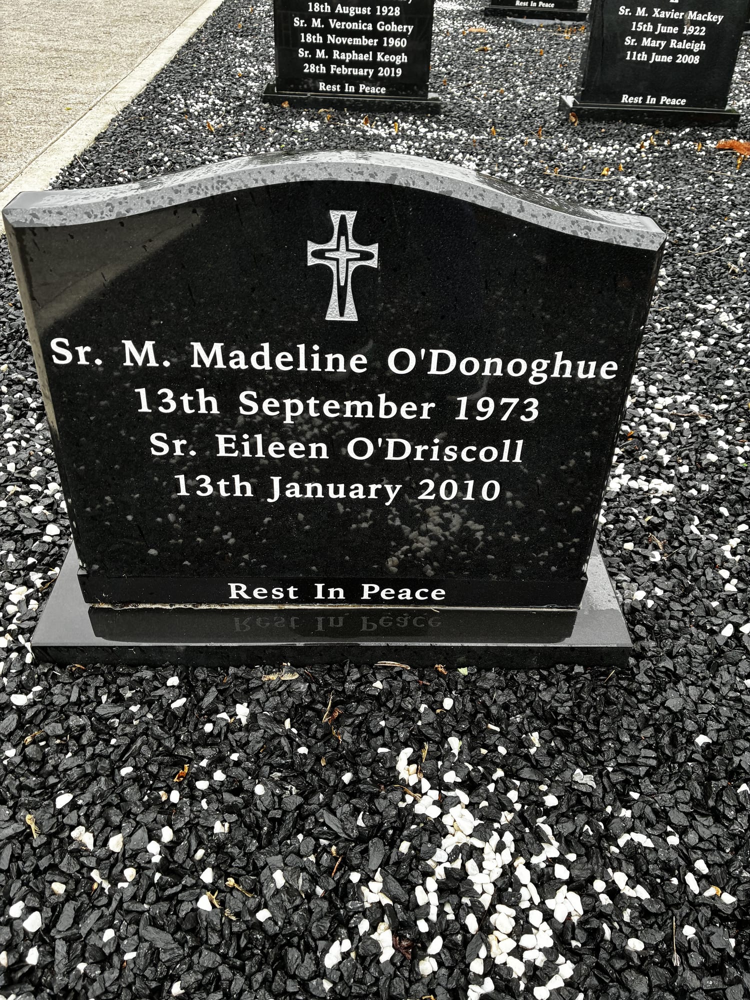 Headstone of Sister M. Madeleine O'Donoghue