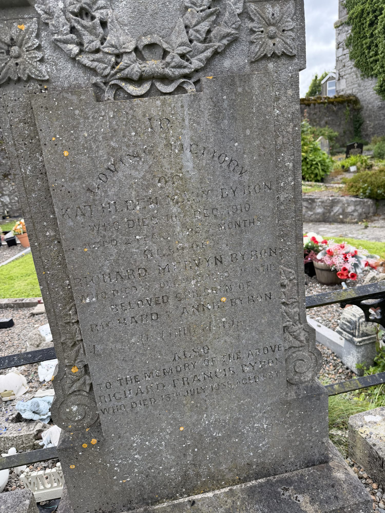 Headstone of Kathleen Mary Byron