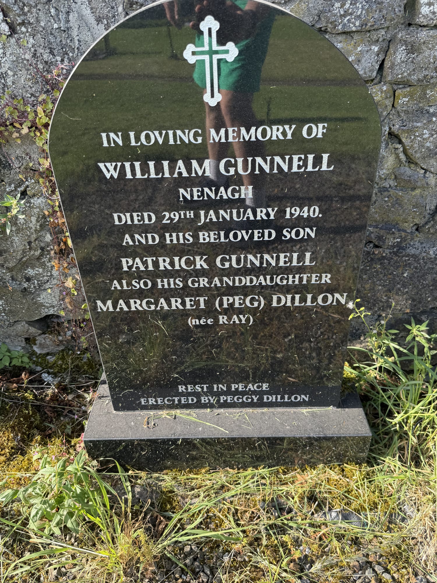 Headstone of William Gunnell