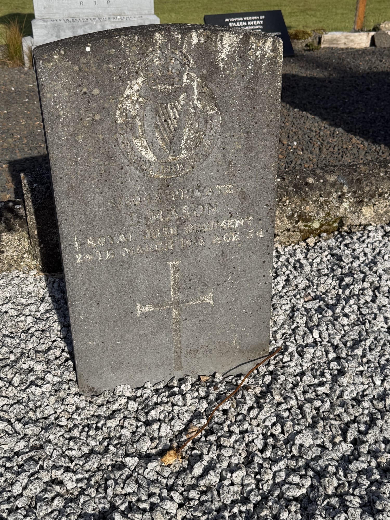 Headstone of T. Mason