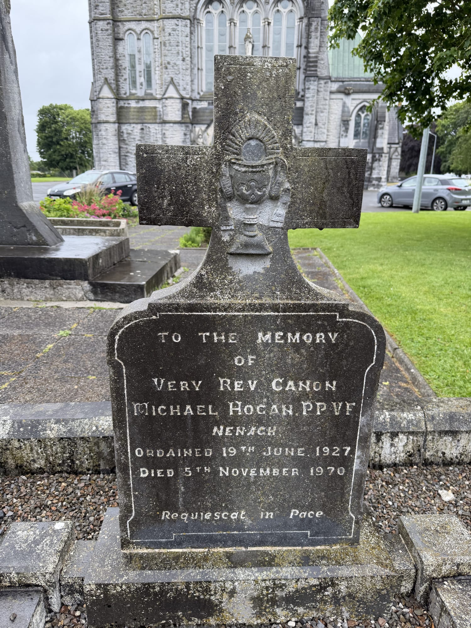 Headstone of Very Rev. Canon Michael Hogan