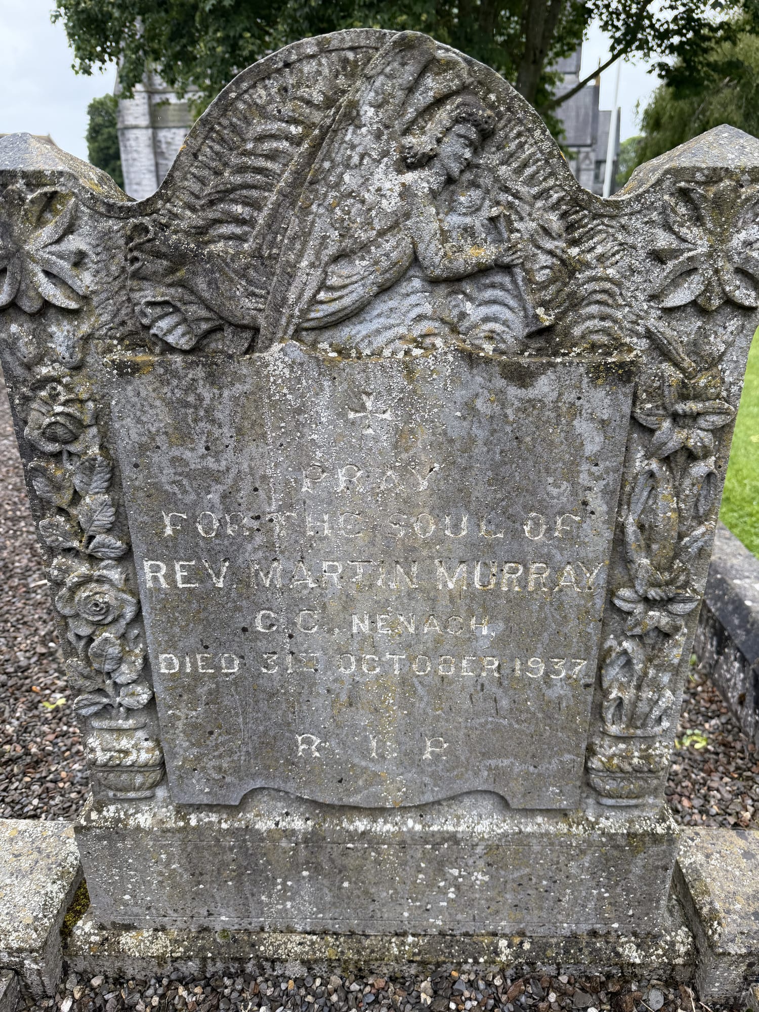 Headstone of Rev. Martin Murray