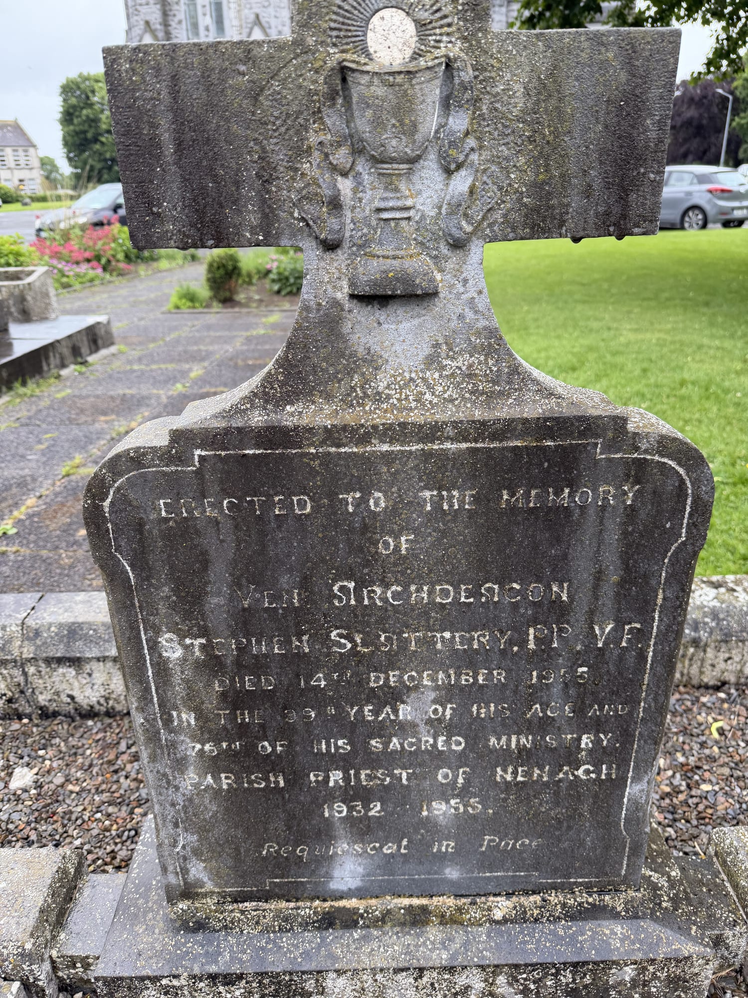 Headstone of Ven. Archdeacon Stephen Slattery
