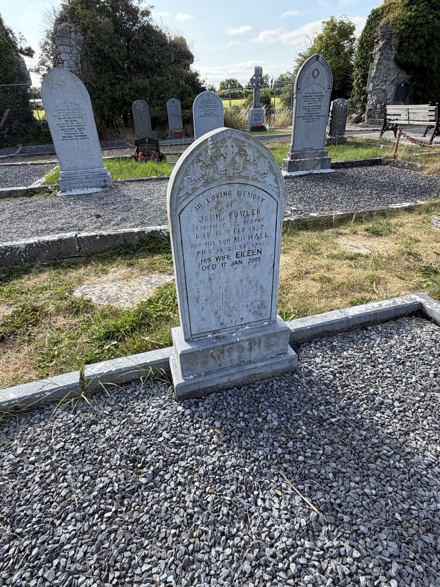 Headstone of John Bowler