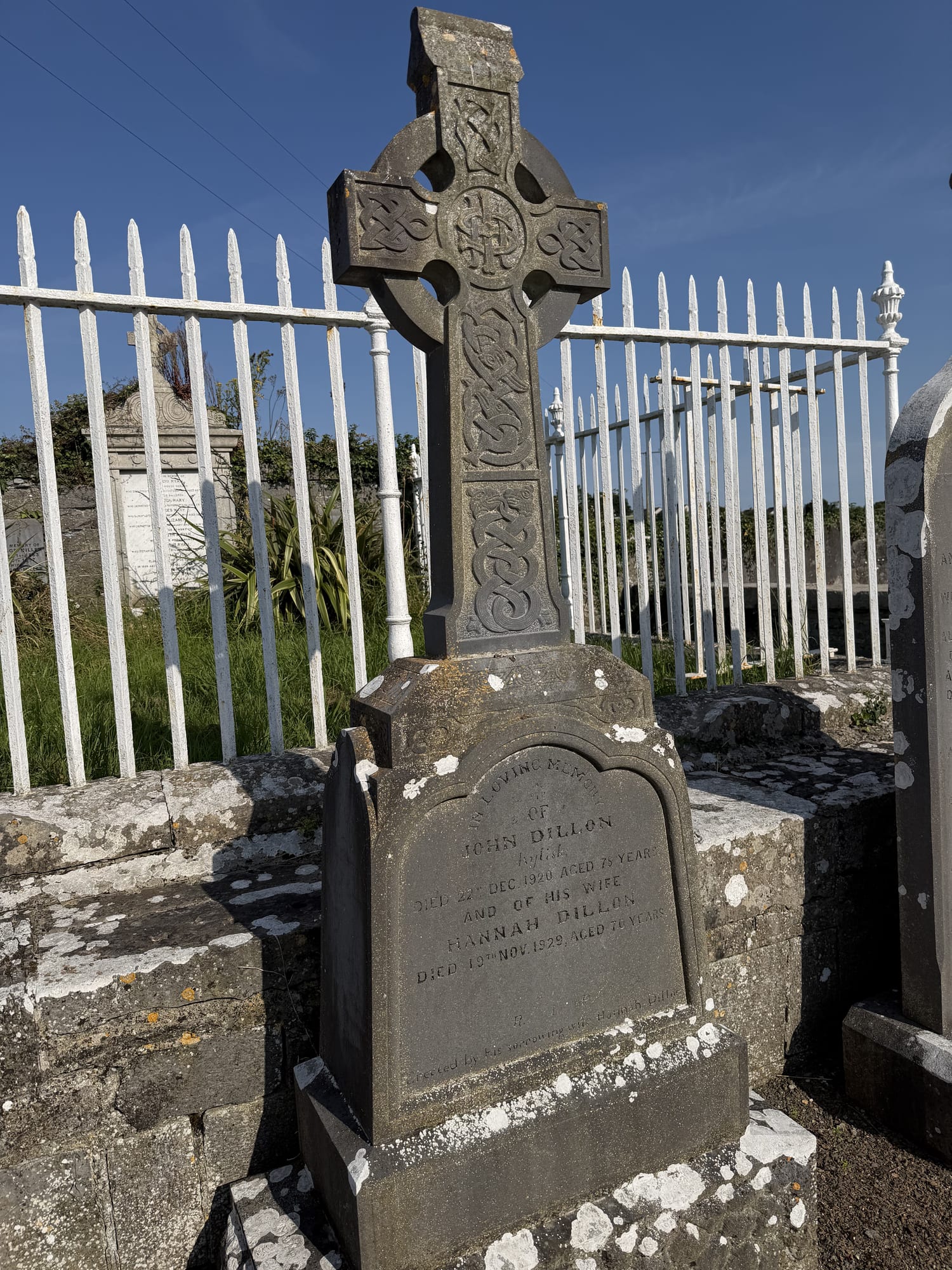Headstone of John Dillon